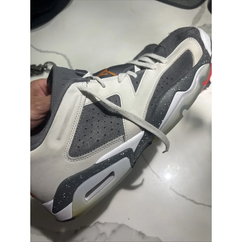 Size 14 - Paris Saint-Germain x Air Jordan 6 Retro Low Iron Grey